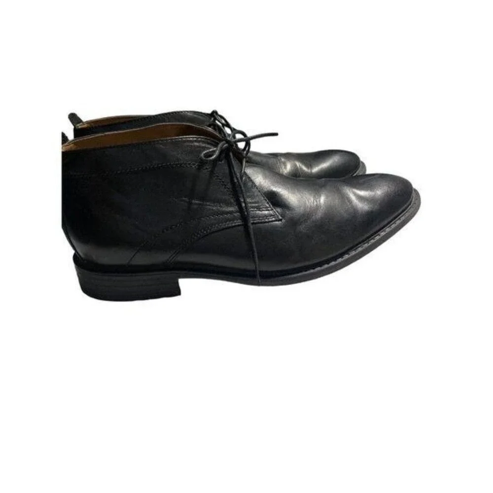 Clarks Mens Black Leather Chukka Boots Lace Up Ankle Boots Siz 11.5 261193877105